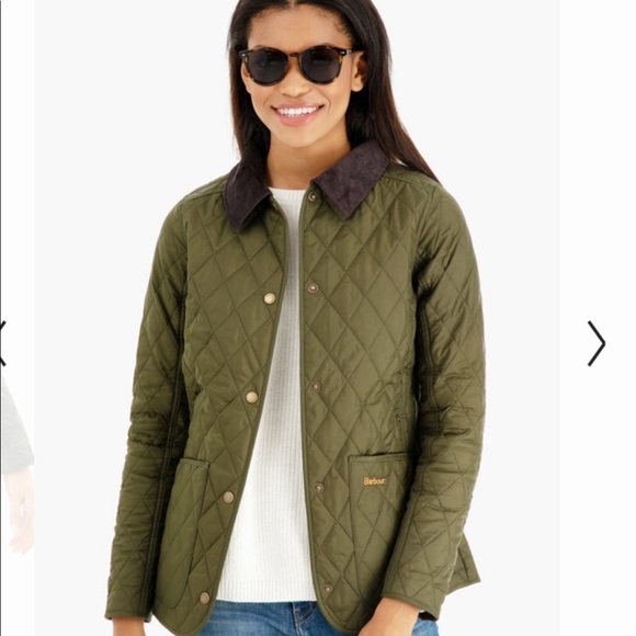 barbour deveron quilted jacket